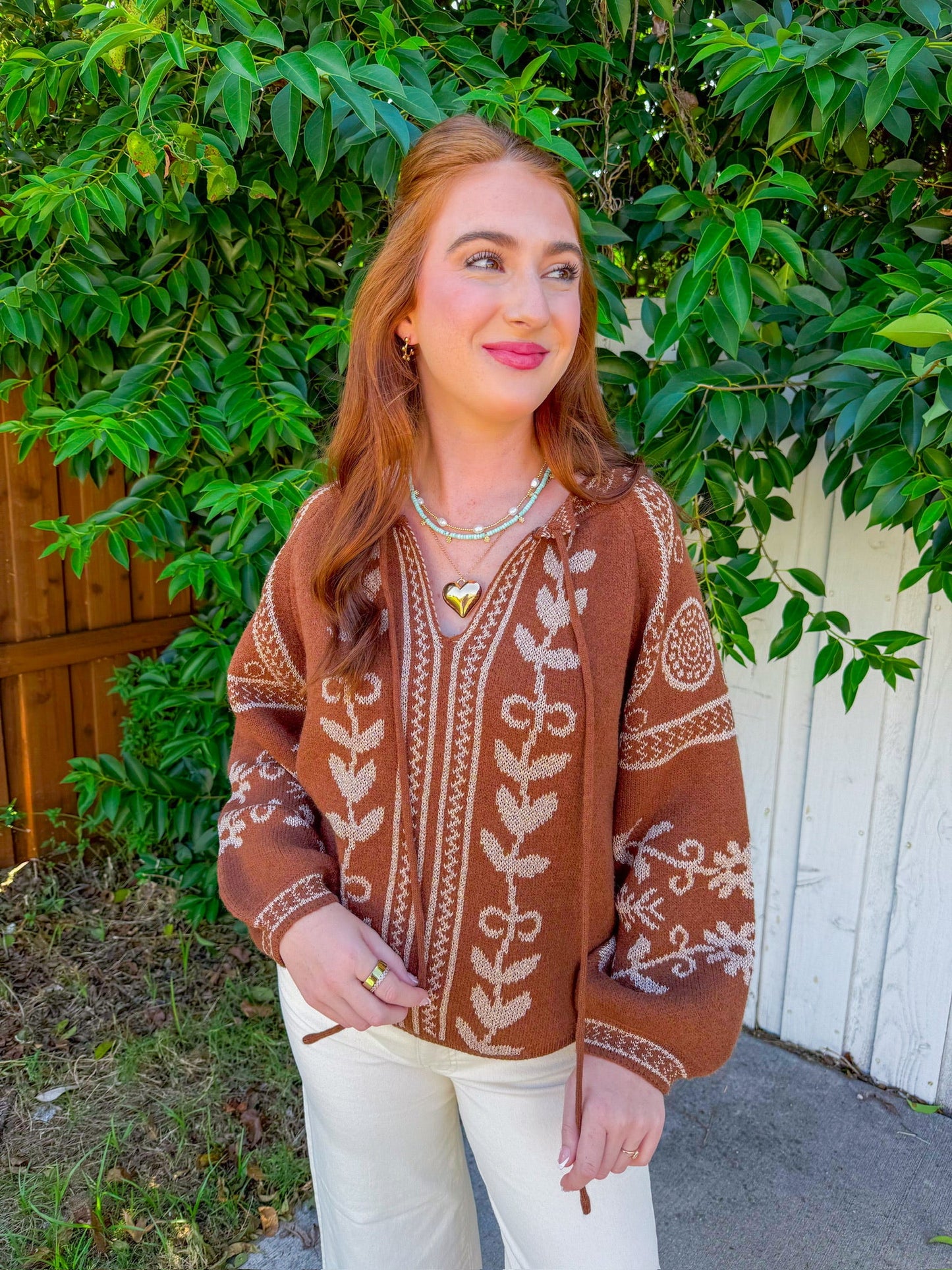 In The Mountains Sweater - Brown