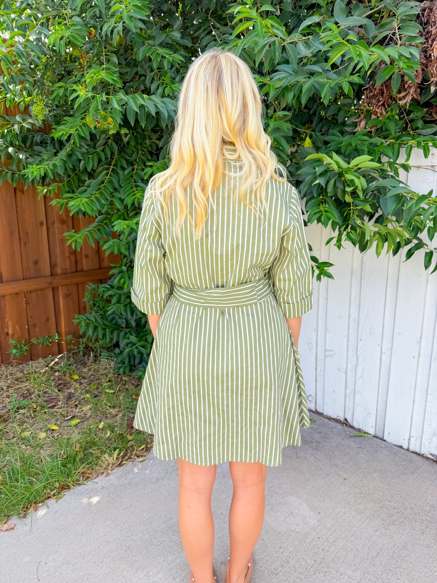 Autumn Air Mini Dress - Sage