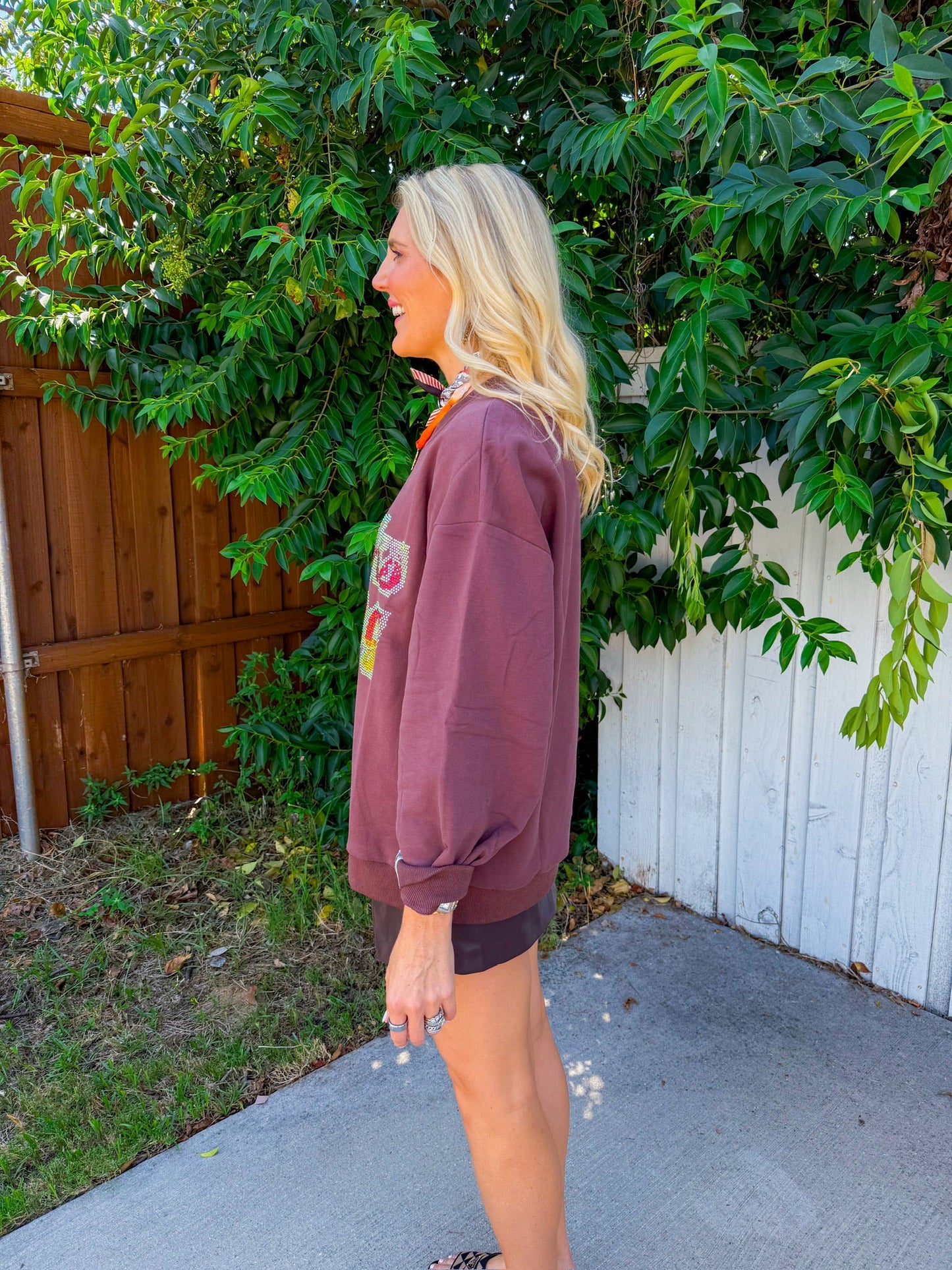 Thanksgiving Sweatshirt - Brown