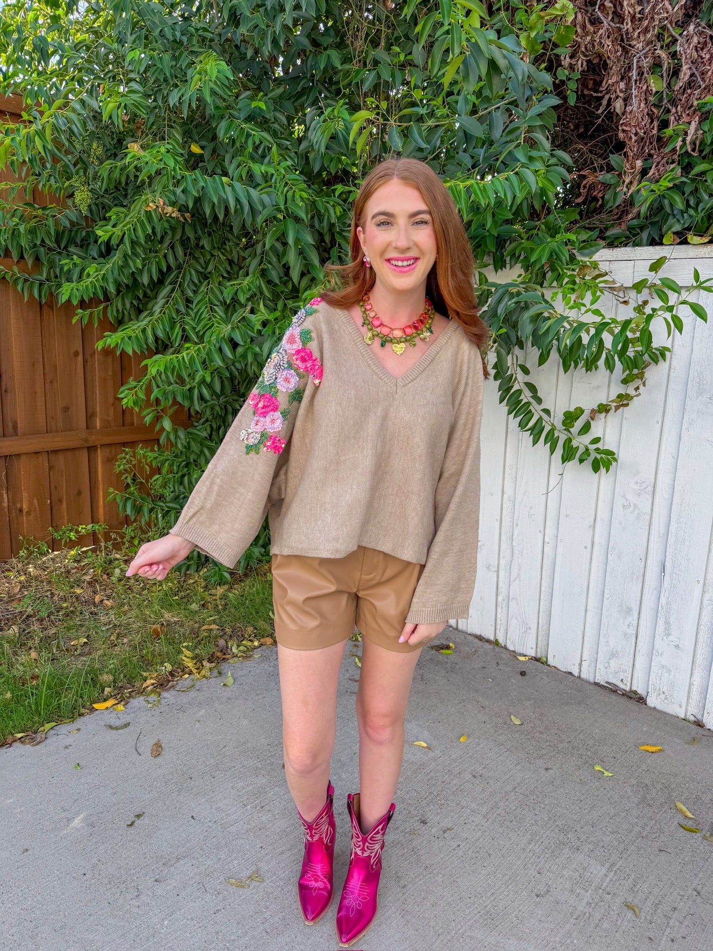 Dear Darling Sweater - Taupe