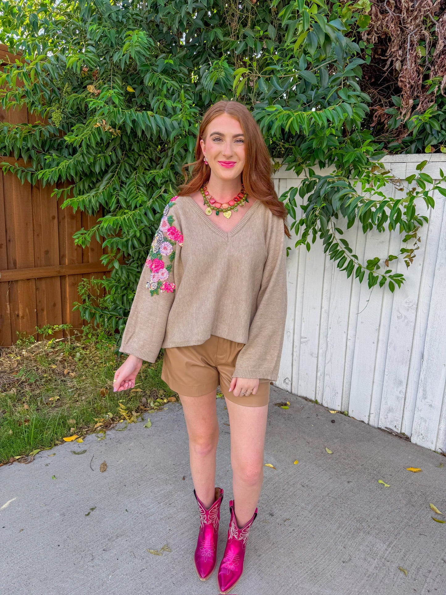 Dear Darling Sweater - Taupe