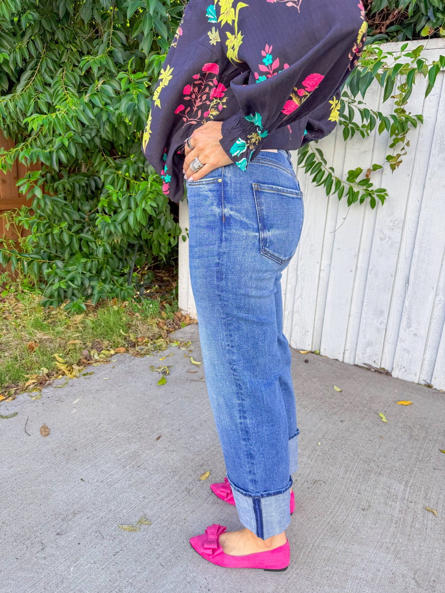 Sienna High Rise Straight Leg Jeans - Love