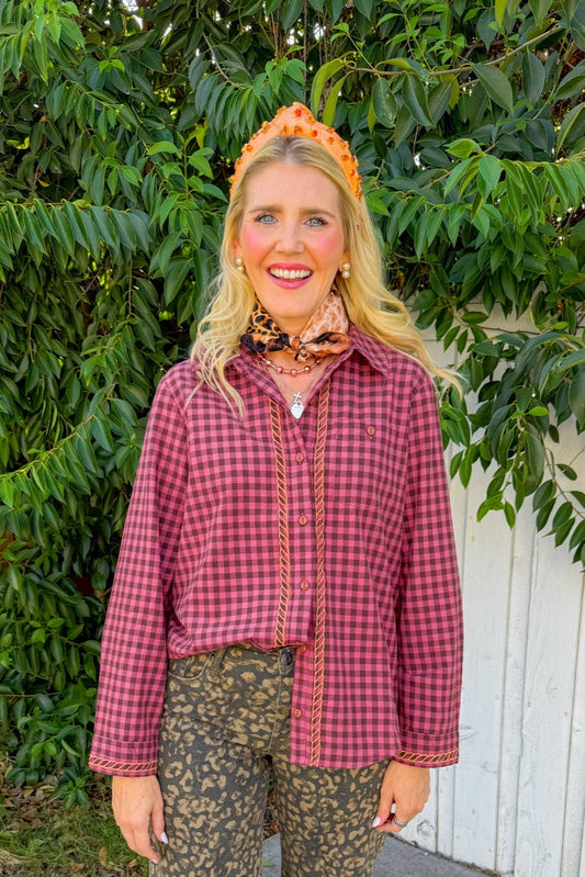 Howdy Cowboy Top - Pink