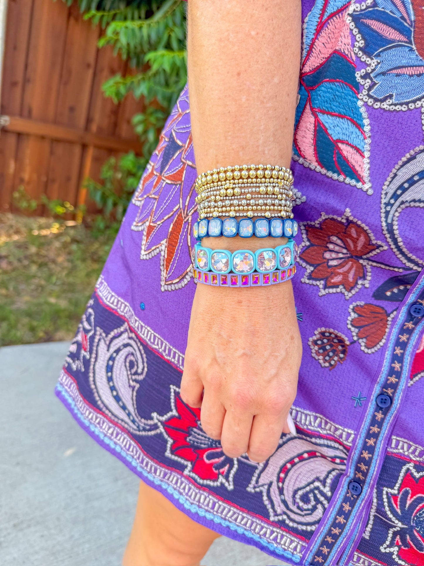 Rich In Life Mini Dress - Purple