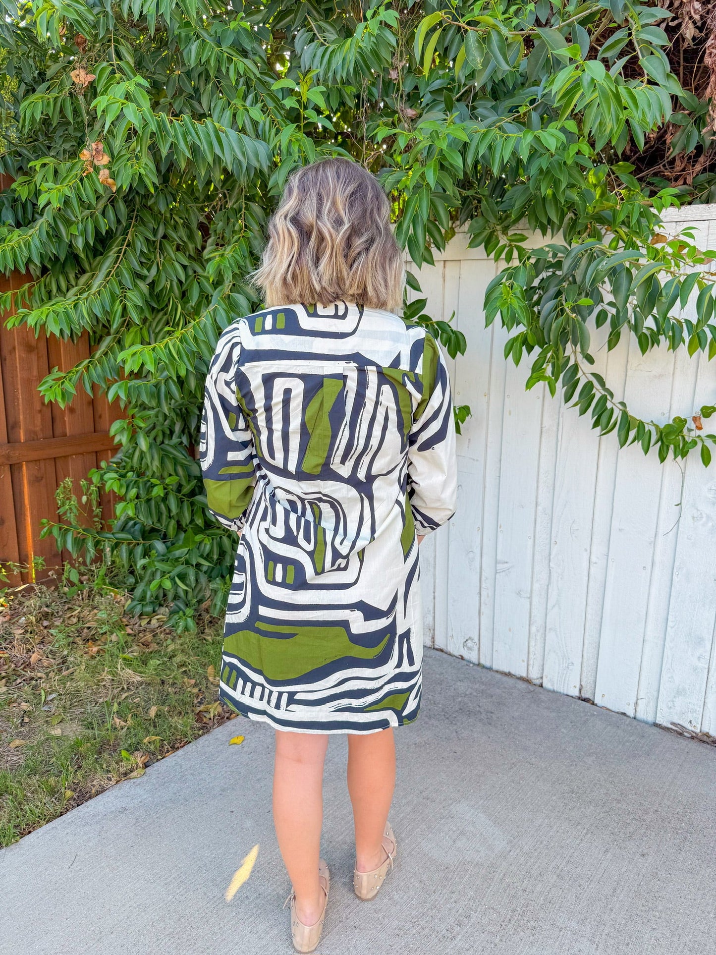Modern Edge Mini Dress - Zebra