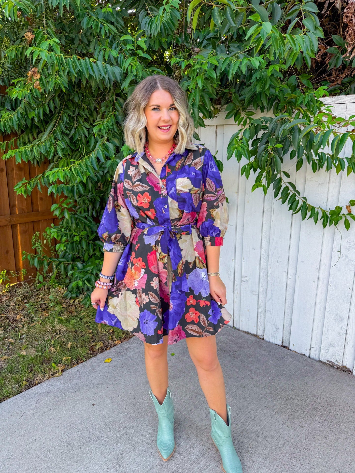 Best Bloom Mini Dress - Midnight