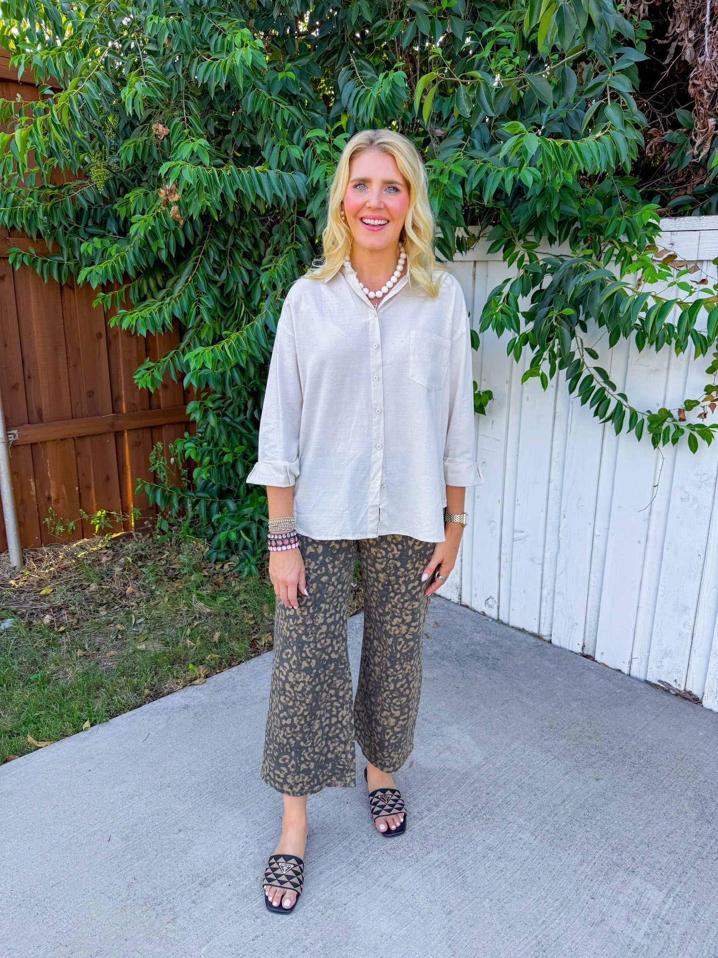 Shine Bright Top - Cream