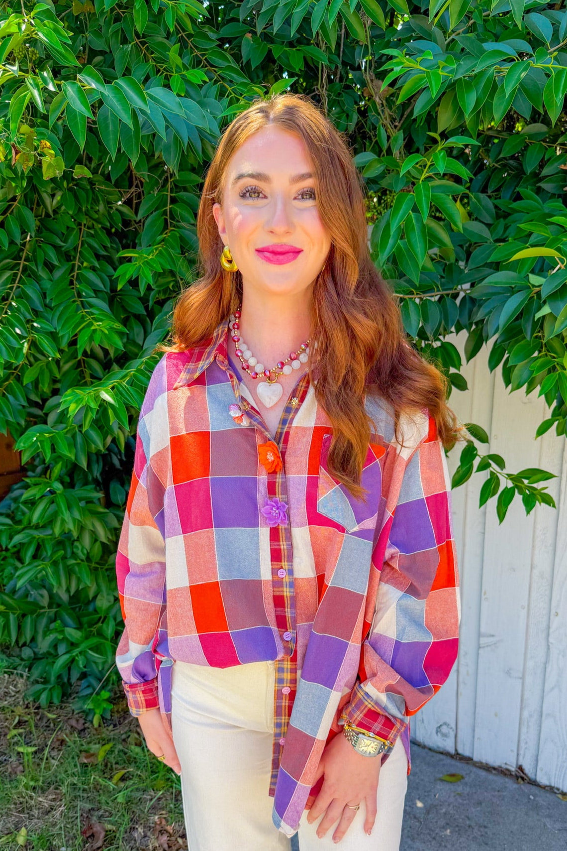 Tailgate Fun Top - Orange/Purple