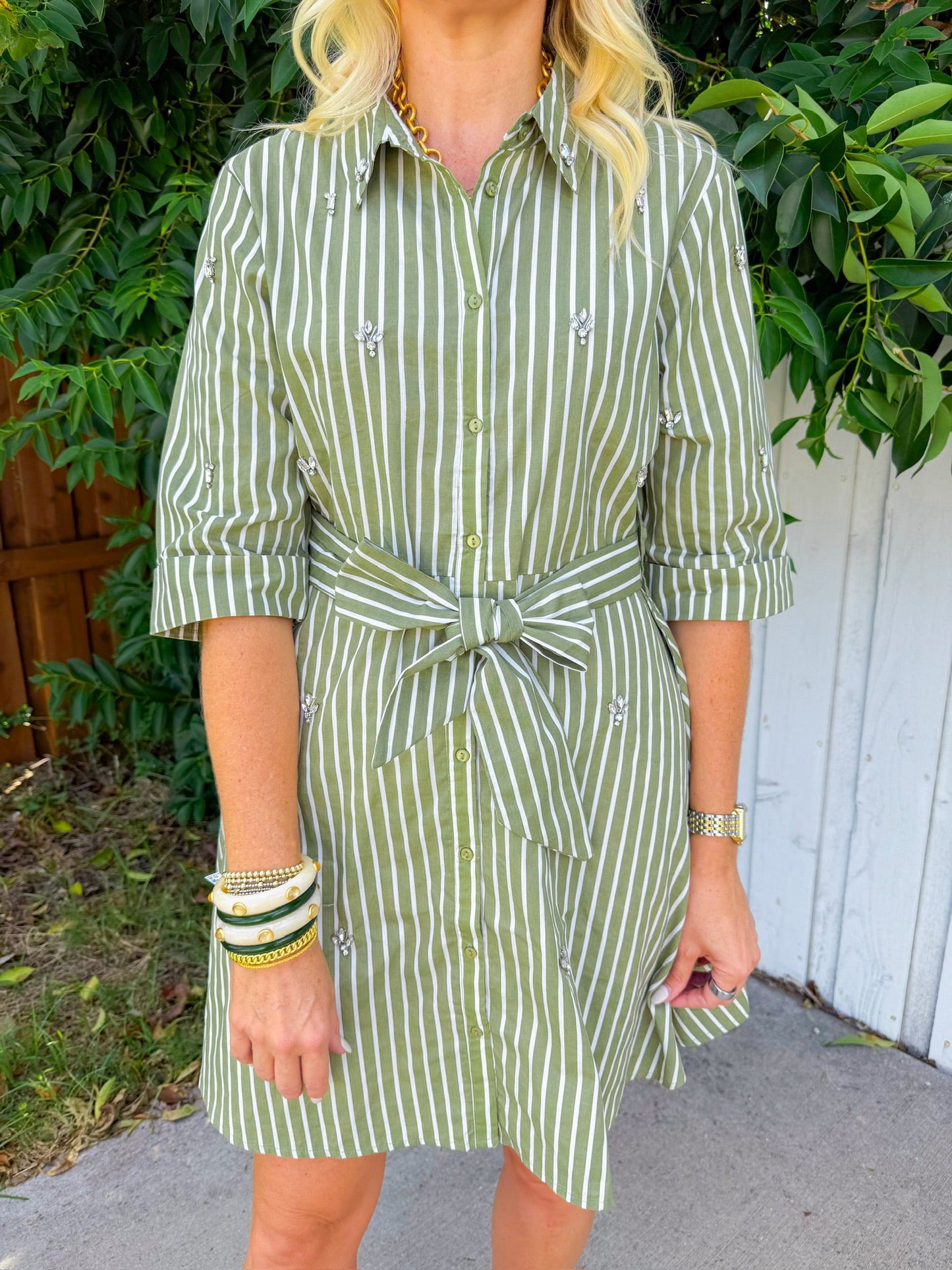 Autumn Air Mini Dress - Sage