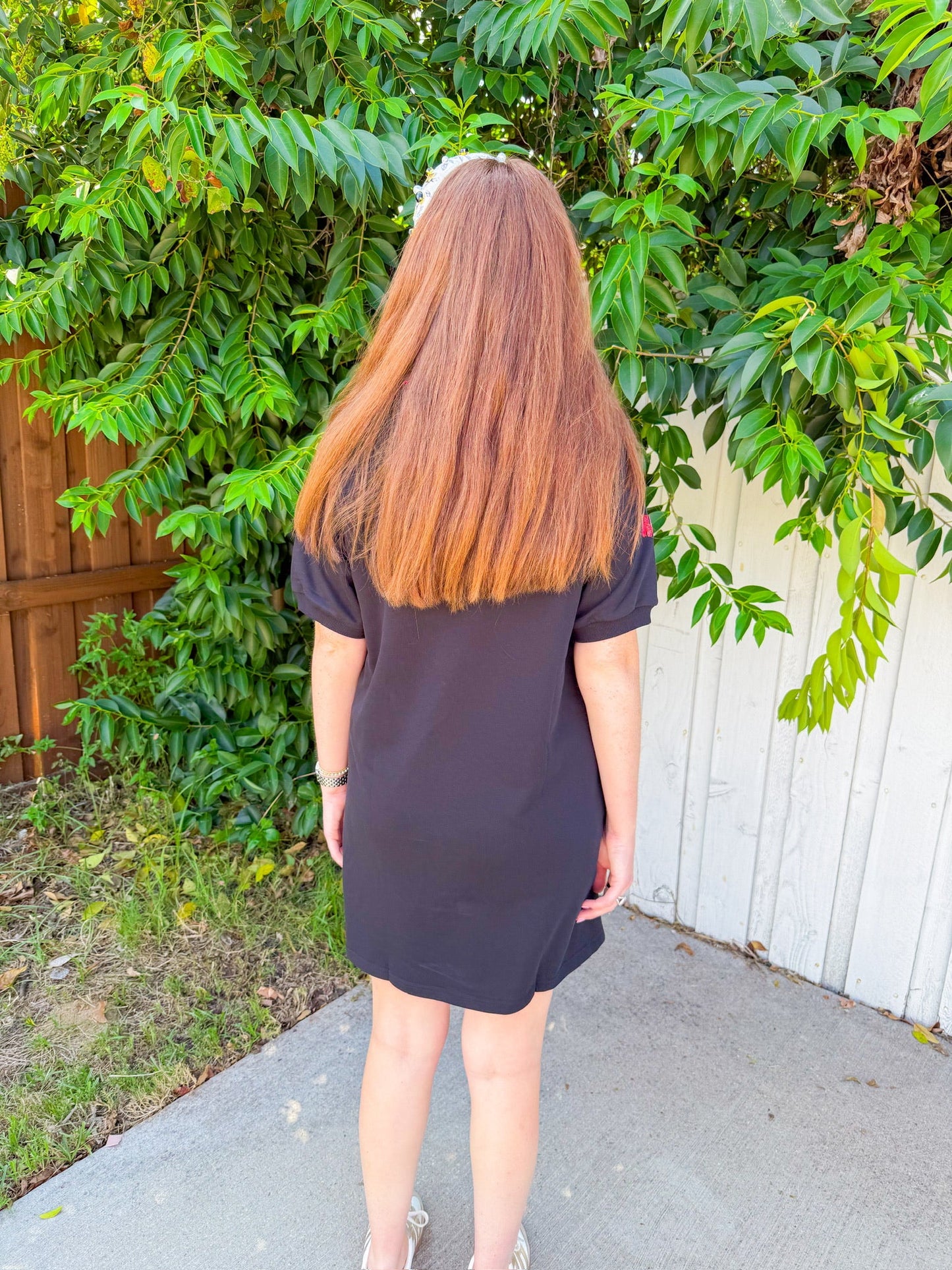 Texas Tech Logo Patch Dress - Black