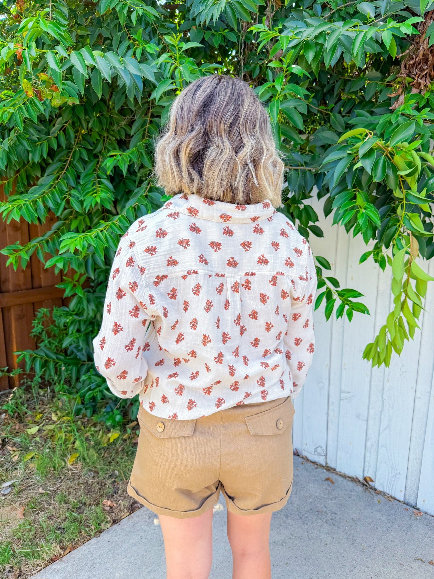 Mackenzie Button Up - Natural