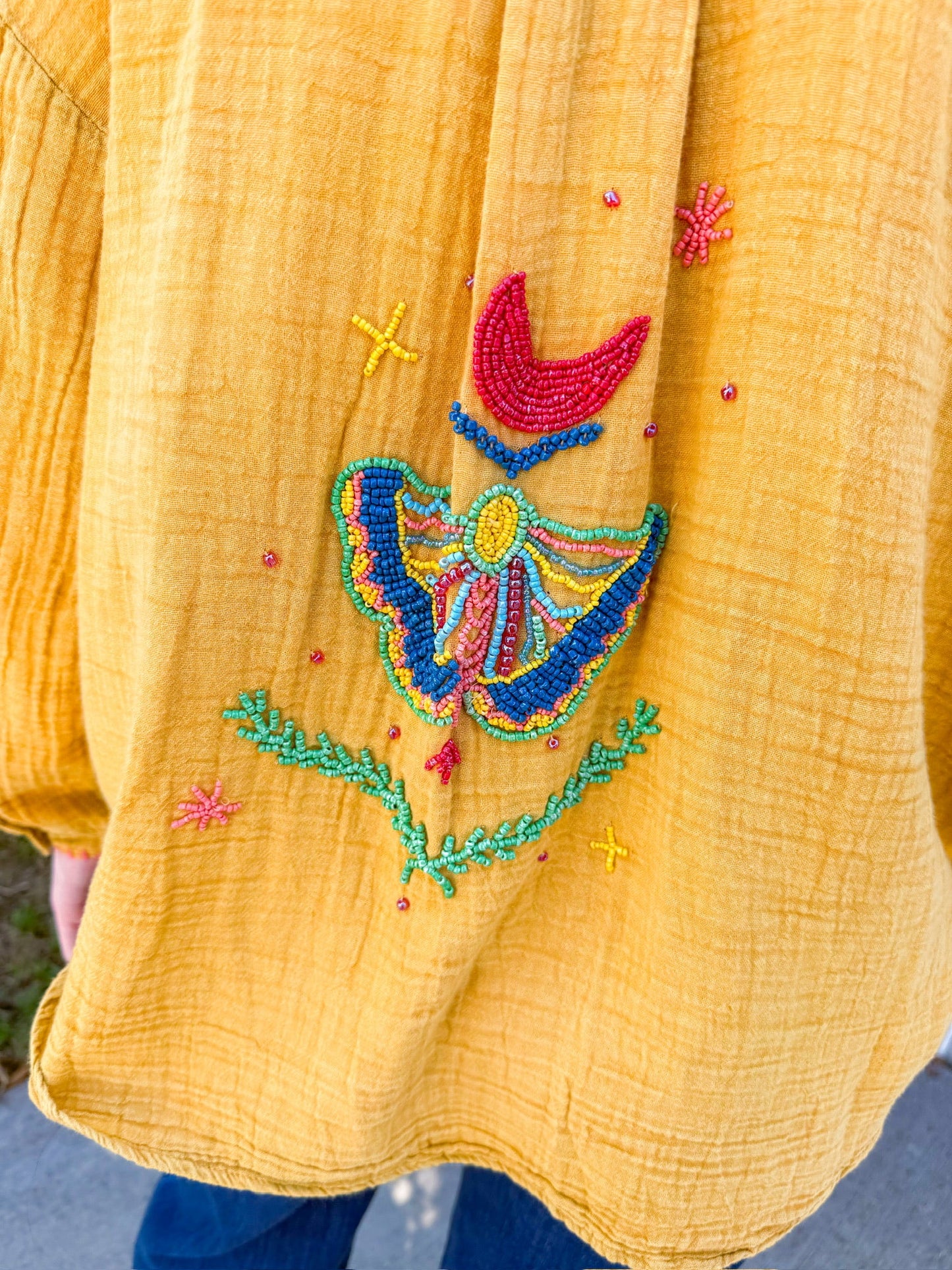 Main Character Top - Mustard