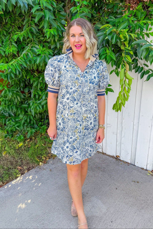 In Love Mini Dress - Navy