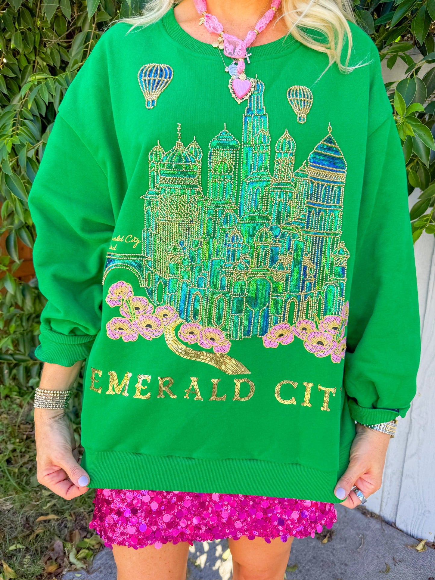 Licensed Emerald City Sweatshirt - Green