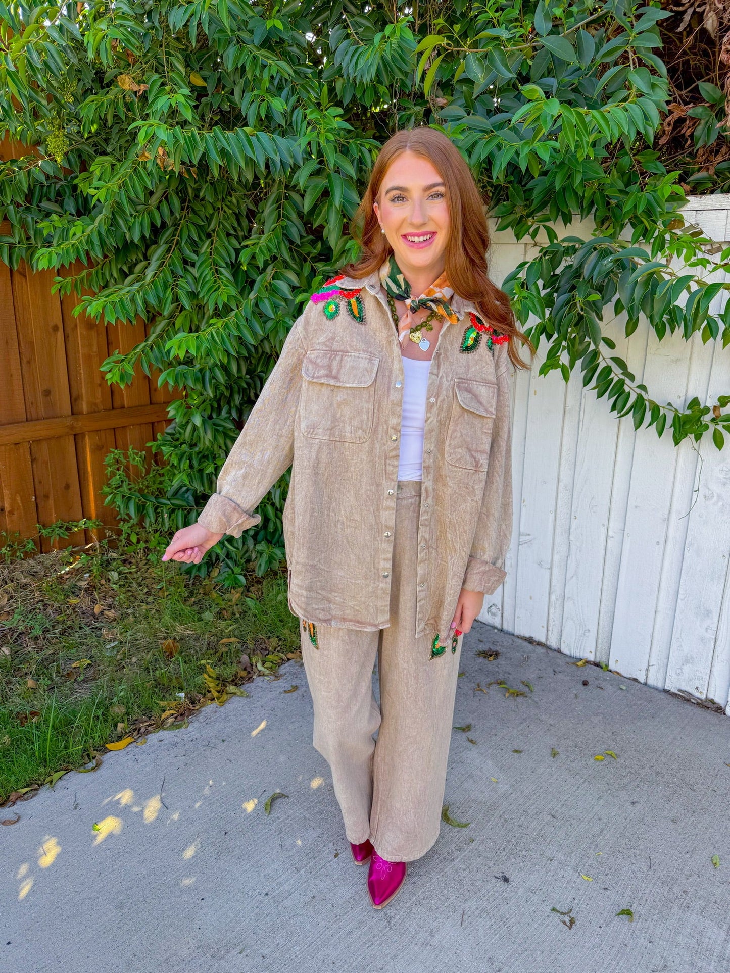 Girls Night Pants - Tan