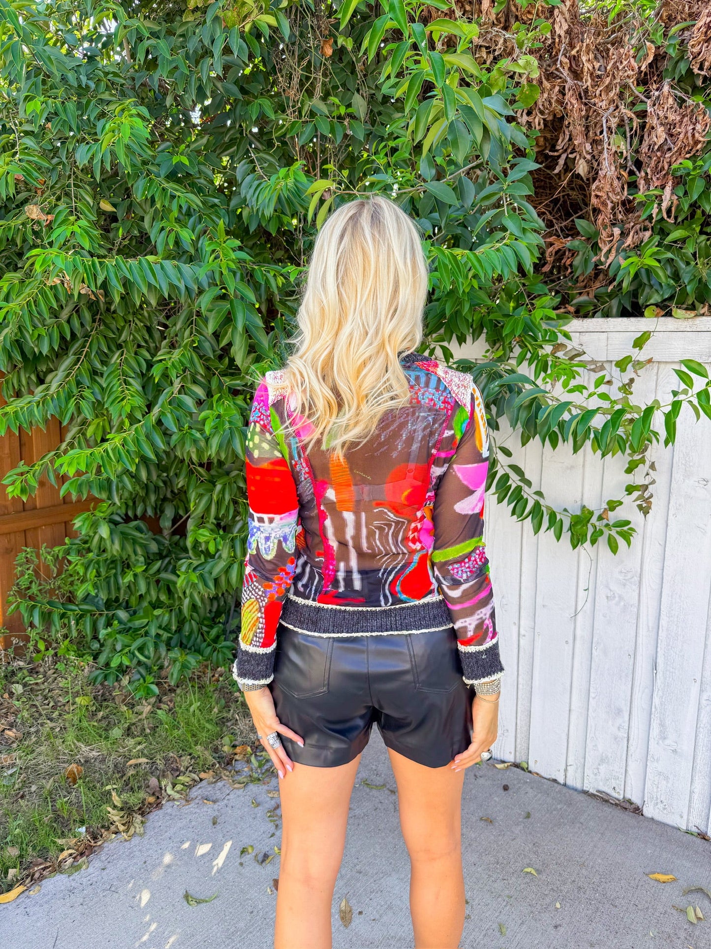 Color Blocking Jacket - Multi