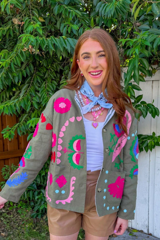 Sweet Escape Jacket - Olive