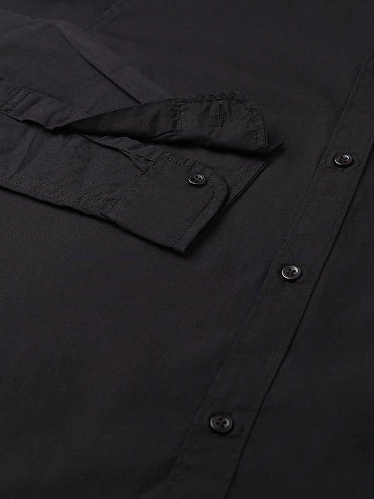 Men's Solid Slim Fit Casual Shirt - VJRO